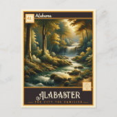 Alabaster, Alabama | VINTAG Postkarte (Vorderseite)