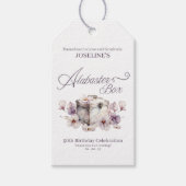 Alabaster Box Birthday Geschenkanhänger (Vorderseite)