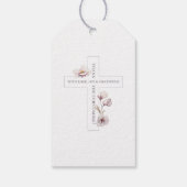 Alabaster Box Birthday Geschenkanhänger (Rückseite)