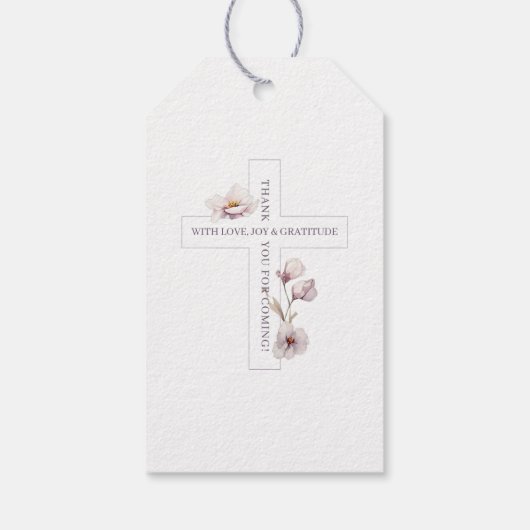 Alabaster Box Birthday Geschenkanhänger (Rückseite)