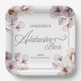 Alabaster Box Birthday Pappteller