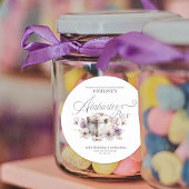 Alabaster Box Birthday Runder Aufkleber