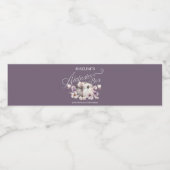 Alabaster Box Birthday Wasserflaschenetikett (Einzelnes Label)