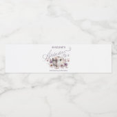 Alabaster Box Birthday Wasserflaschenetikett (Einzelnes Label)