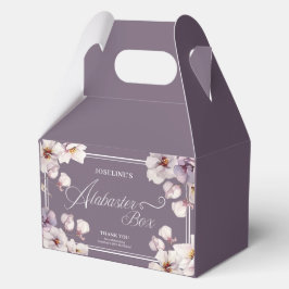Alabaster Box Lila Birthday Favor Box Geschenkschachtel