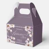 Alabaster Box Lila Birthday Favor Box Geschenkschachtel (Rückseite)