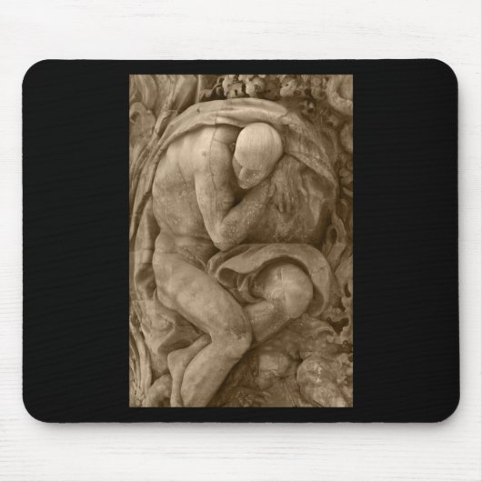 Alabaster Carving Valencia Farbsticker Mousepad (Vorne)