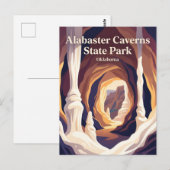 Alabaster Caverns State Park Oklahoma Postkarte (Vorne/Hinten)