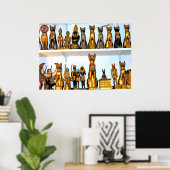 Alabaster Egyptian Figurines(1) Poster (Heimbüro)