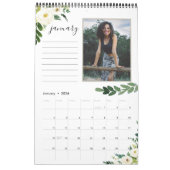 Alabaster Floral | 12 Foto - Kalender mit Anmerkun (Jan 2026)