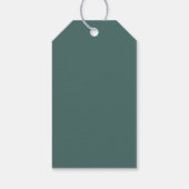 Alabaster Floral Frame | GASTGESCHENK HOCHZEIT Geschenkanhänger (Rückseite)