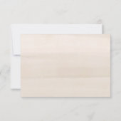 Alabaster Floral RSVP Card (Rückseite)