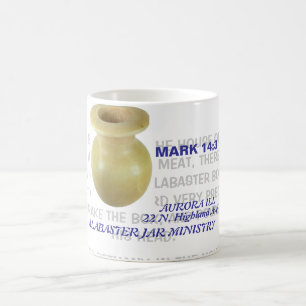 Alabaster-Glas-Tasse Kaffeetasse