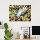 Alabaster NudiBranch - Kunstdrucken Poster (Heimbüro)