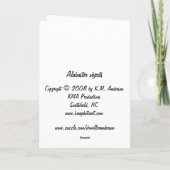 Alabaster objects karte (Rückseite)