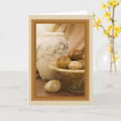 Alabaster objects karte (Gelbe Blume)