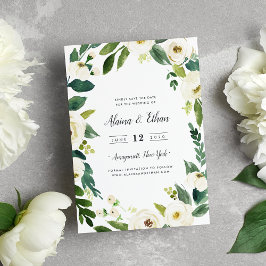 Alabaster Save the Date Card