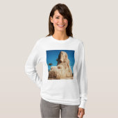 Alabaster-Sphinx, neues Königreich T-Shirt (Vorne ganz)