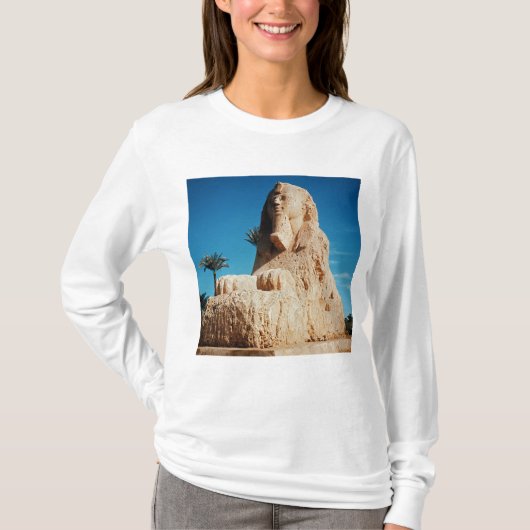 Alabaster-Sphinx, neues Königreich T-Shirt (Vorderseite)