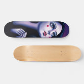 Alabaster-Touch und eine arsenhaltige Zunge Skateboard (Horizontal)