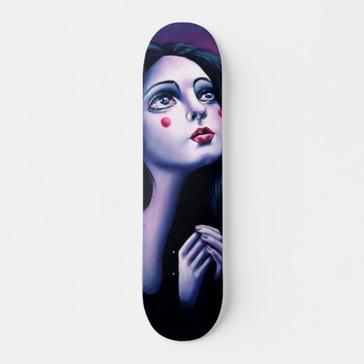 Alabaster-Touch und eine arsenhaltige Zunge Skateboard (Vorne)