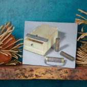 Alabaster- und Bronze- und Silberzylinder, Siegel Fotoplatte (Seite)