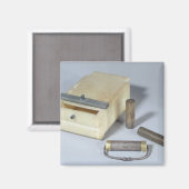 Alabaster- und Bronze- und Silberzylinder, Siegel Magnet (Vorderseite/Rückseite)