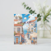 Alaçatı Izmir Turkiye Travel Postkarte (Stehend Vorderseite)