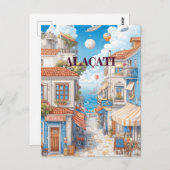 Alaçatı Izmir Turkiye Travel Postkarte (Vorne/Hinten)