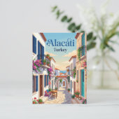Alacati Türkei Postkarte (Stehend Vorderseite)