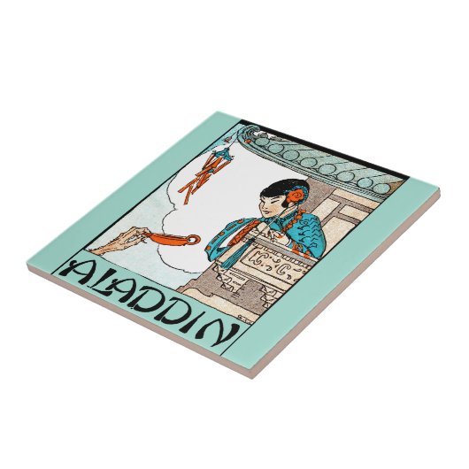Aladdin Chinese Vintag Magic Lantern Fliese (Seite)