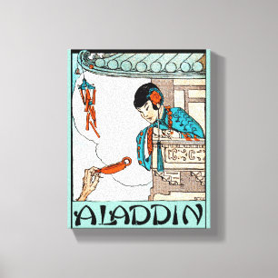 Aladdin Chinese Vintag Magic Lantern Leinwanddruck