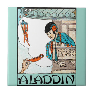 Aladdin chinesische Vintage-Zauberlaterne  Fliese