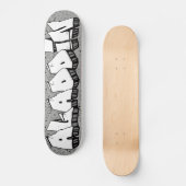 ALADDIN GRAFFITI NAME SKATEBOARD CUSTOM SKATE DECK (Vorderseite)