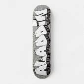 ALADDIN GRAFFITI NAME SKATEBOARD CUSTOM SKATE DECK (Vorderseite)