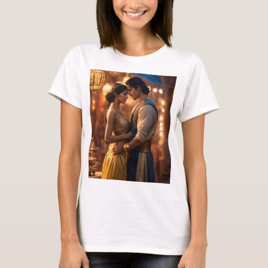 Aladdin & jasmin desigen t shurt T-Shirt (Vorderseite)