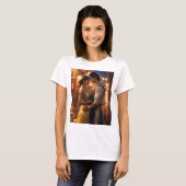 Aladdin & jasmin desigen t shurt T-Shirt (Vorne ganz)