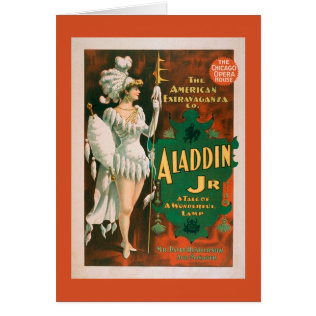Aladdin Jr. Erzählung eines wunderbaren Lampenthea (Vorne)