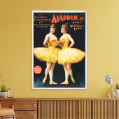 Aladdin Jr. Erzählung eines wunderbaren Lampenthea Leinwanddruck (Insitu (Wohnzimmer))