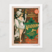 Aladdin Jr. Erzählung eines wunderbaren Lampenthea Postkarte (Vorderseite)