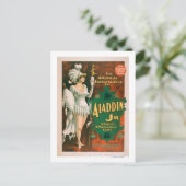 Aladdin Jr. Erzählung eines wunderbaren Lampenthea Postkarte (Stehend Vorderseite)