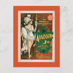 Aladdin Jr. Geschichte einer wunderbaren Lampe The Postkarte