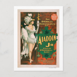 Aladdin Jr. Geschichte einer wunderbaren Lampe The Postkarte