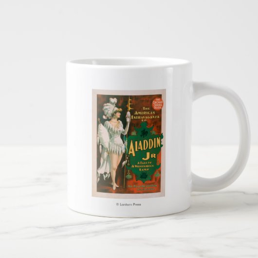 Aladdin Jr. Geschichte eines wunderschönen Lampent Jumbo-Tasse (Rechts)