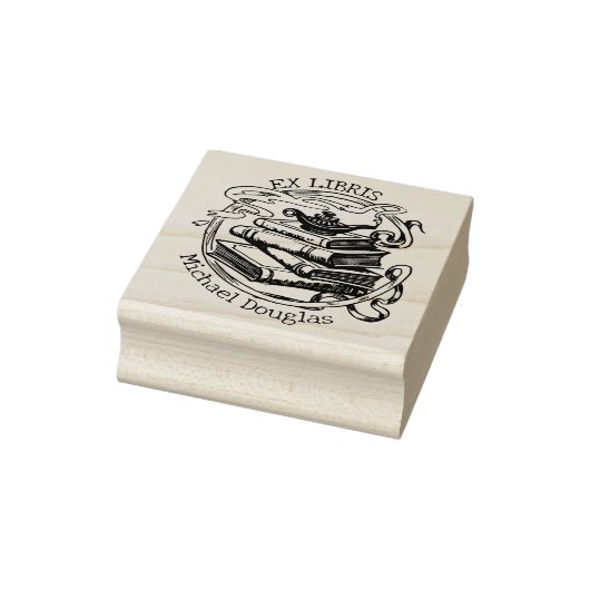 Aladdin Lamp Custom Ex Libris, Buch Gummistempel (Stempel)