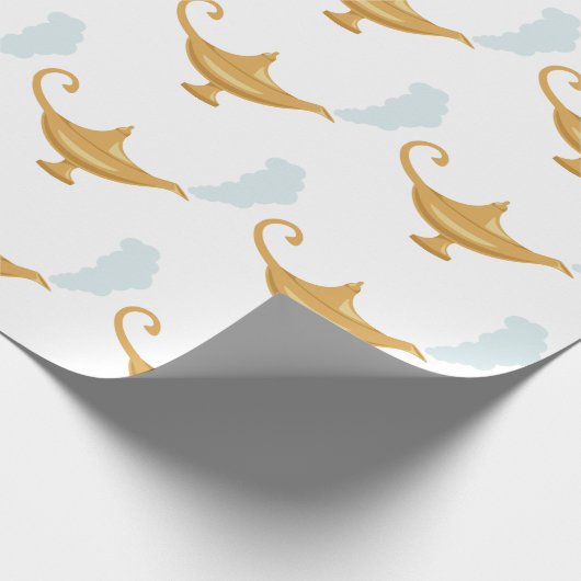 Aladdin-Lampe Geschenkpapier (Ecke)