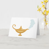 Aladdin-Lampe Karte (Gelbe Blume)