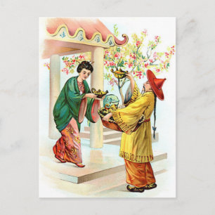 Aladdin-Lampe Postkarte