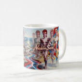Aladdin Sane Glam Rock Blitz Surreal Tasse (VorderseiteRechts)