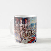 Aladdin Sane Glam Rock Blitz Surreal Tasse (Vorderseite Links)